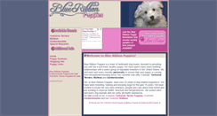 Desktop Screenshot of blueribbonpuppies.com